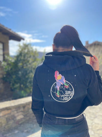 Sudadera corta Soy La Puta Ama