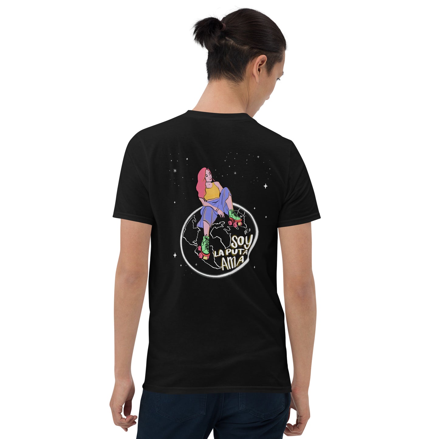 Camiseta de manga corta unisex Soy La Puta Ama